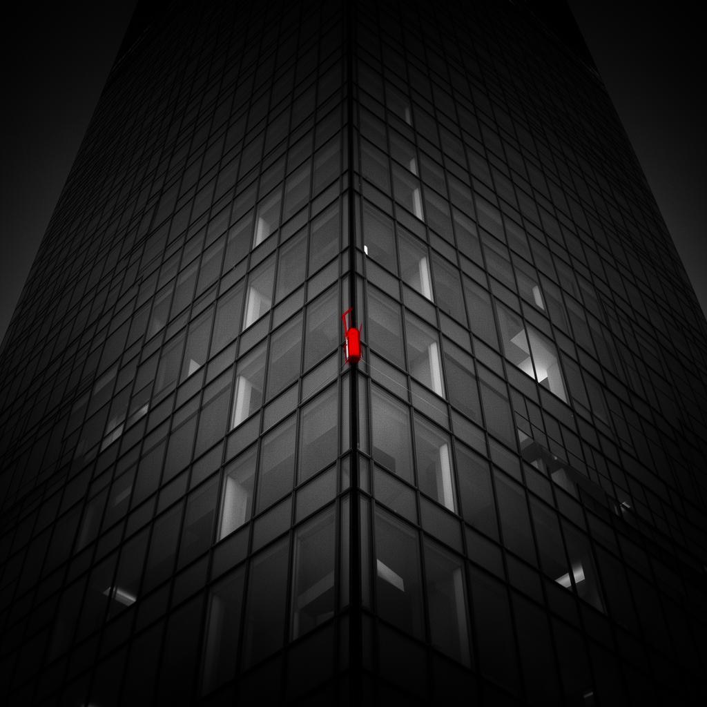 Modern architectural facade reflecting ambition and precision